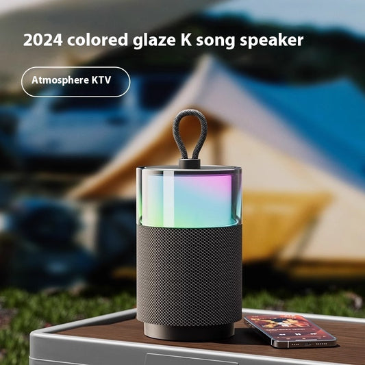 Wireless Mini Bluetooth Speaker Color Light Subwoofer Long Battery